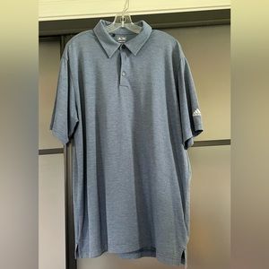 grayish blue adidas XL polo shirt